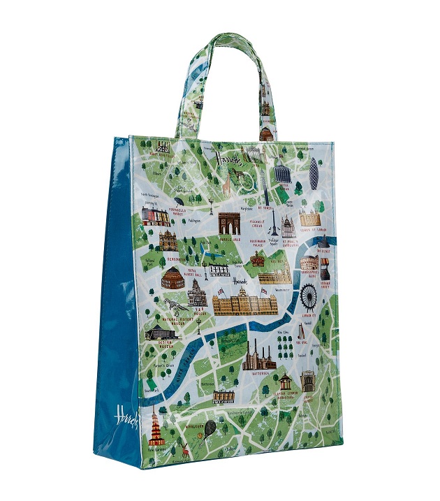 ٻҾ2 ͧԹ : Harrods  Medium London Map Shopper Bag (д)***