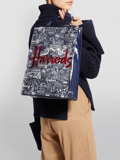 ٻҾ6 ͧԹ : Harrods  Picture Font Medium Shopper Bag  (д)****