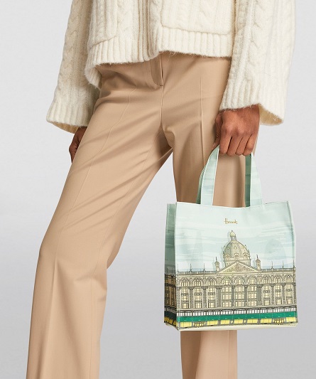 ٻҾ6 ͧԹ : Harrods  Harrods  Small Architectural Building Shopper Bag***